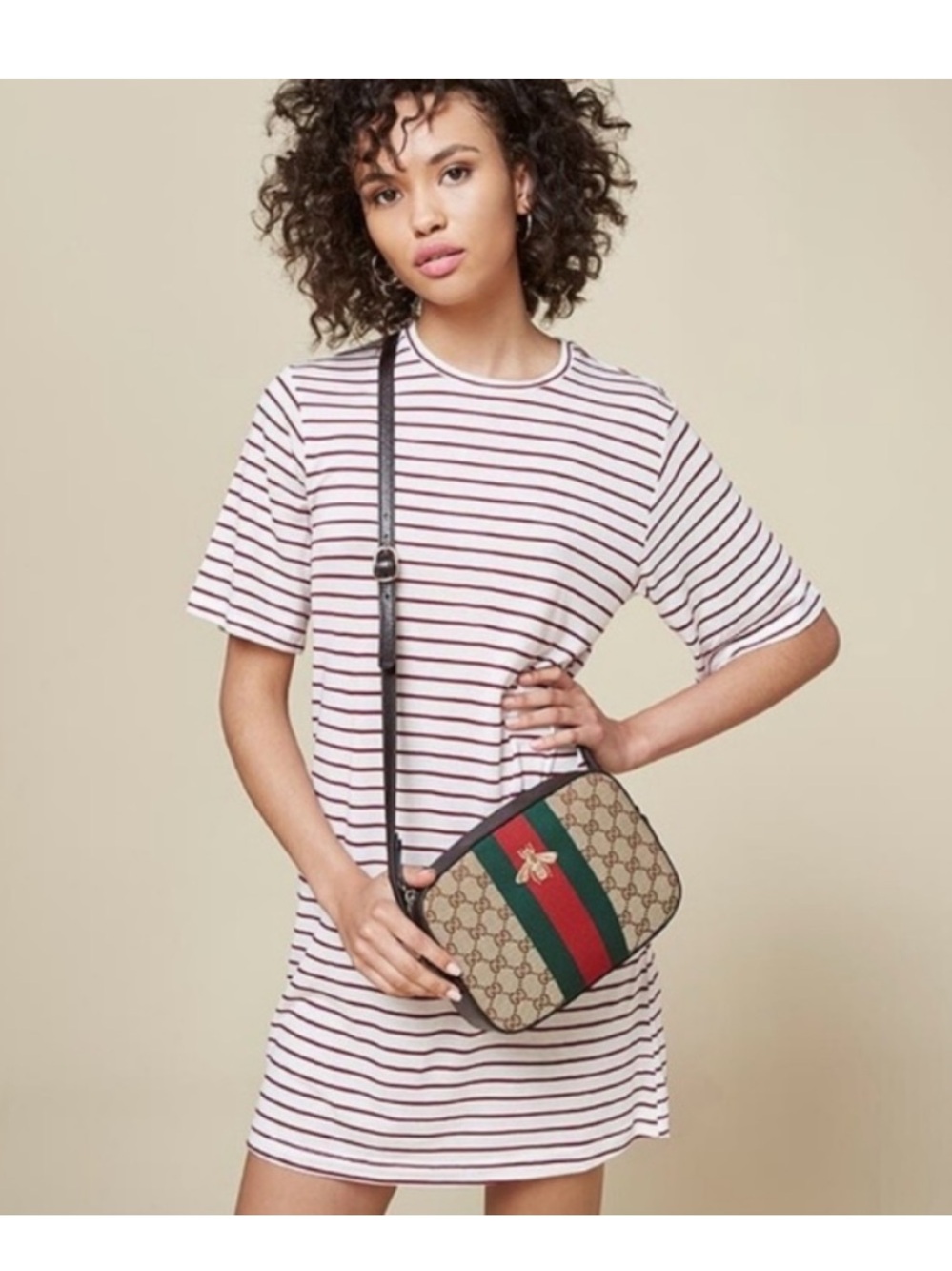 Reformation t shirt mini dress